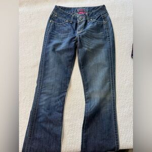Wrangler Blue Wide-Leg Jeans with Faded Finish